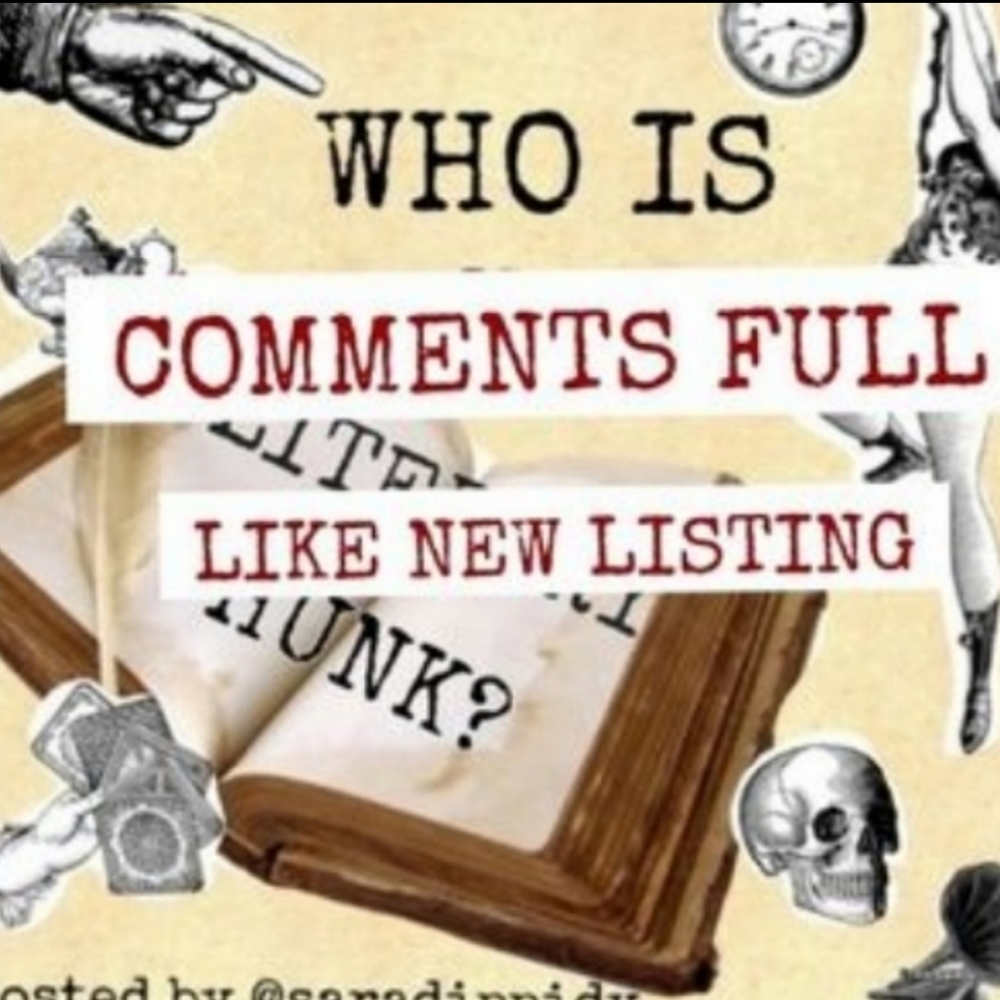 ⛔COMMENTS FULL, LIKE NEW LISTING⛔